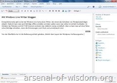 Windows Live Writer